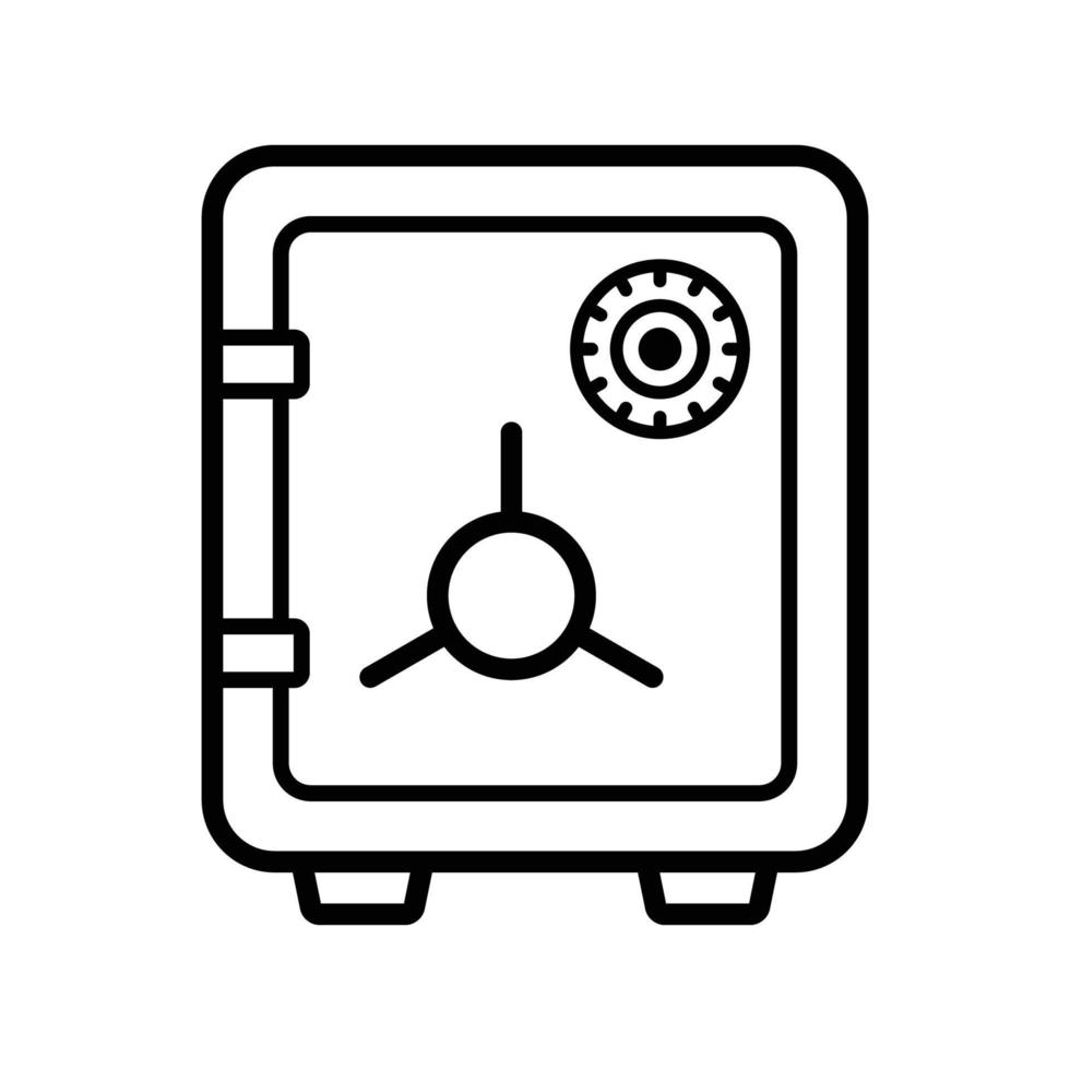 safe icon vector design template