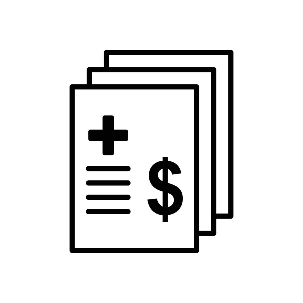 bill icon vector design template