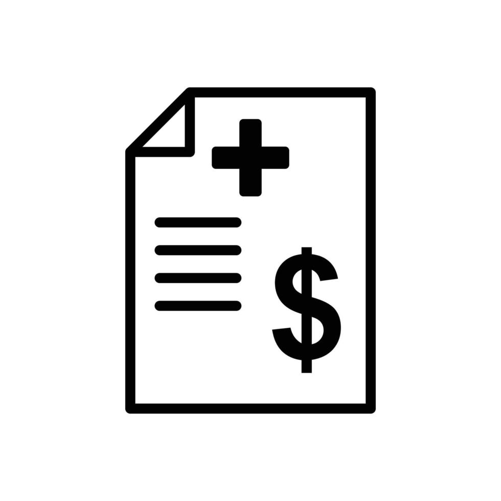 bill icon vector design template