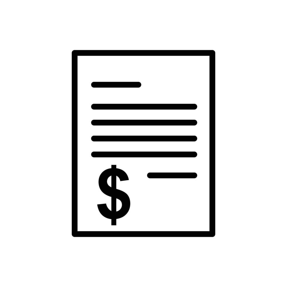 bill icon vector design template