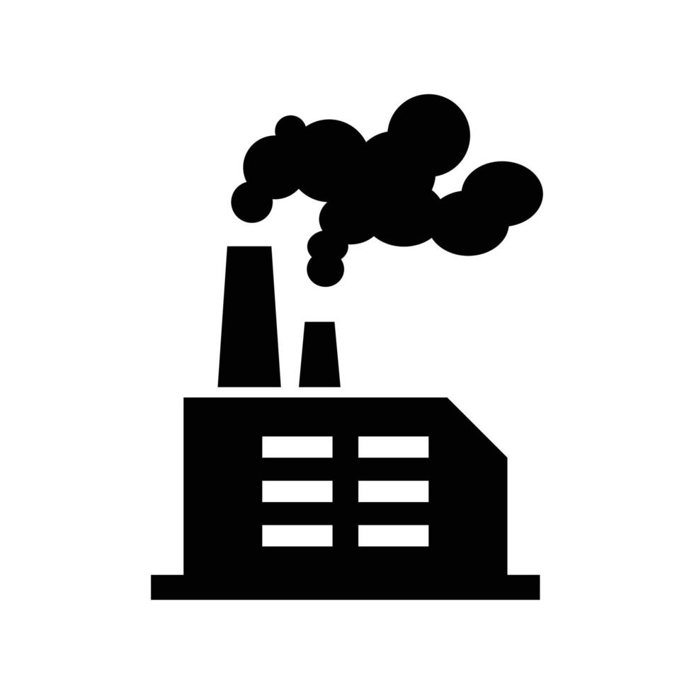 factory building icon vector design template