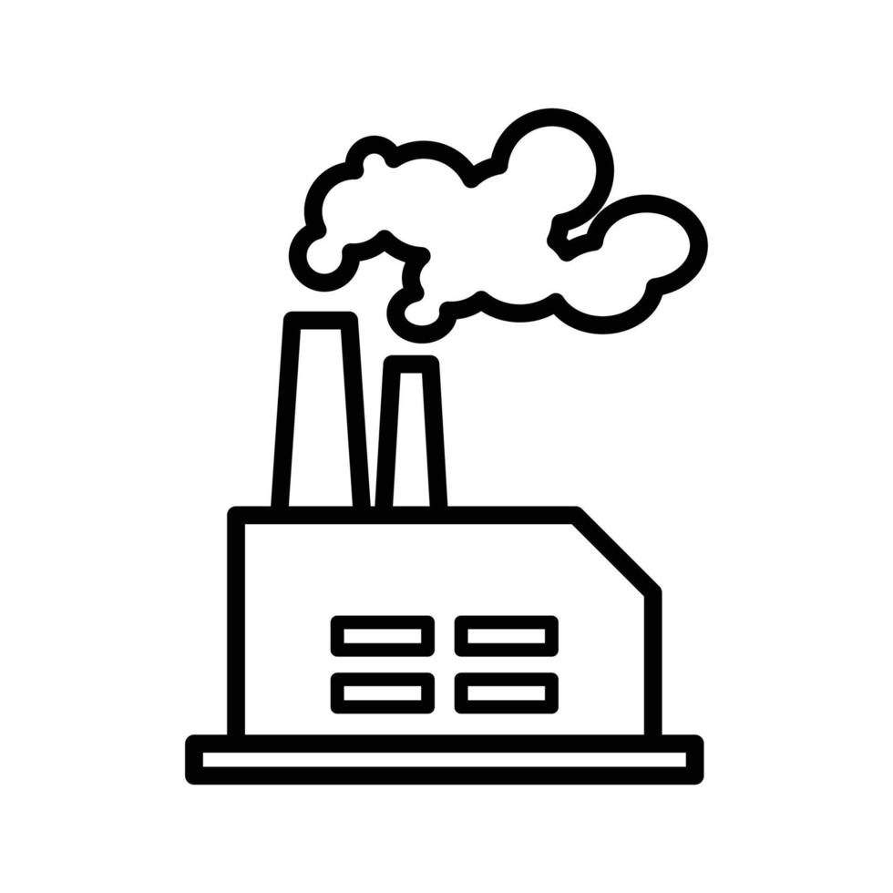 factory building icon vector design template