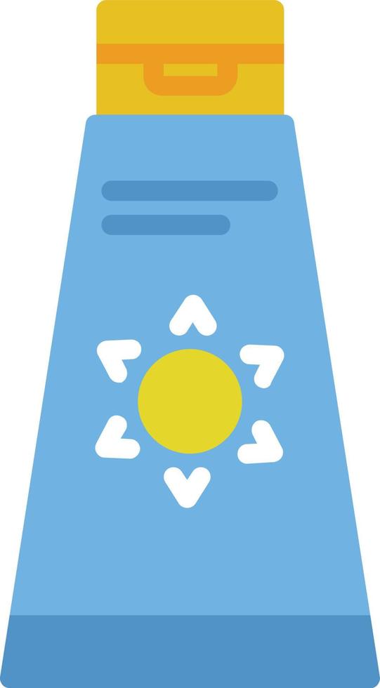 Suncream Flat Icon vector