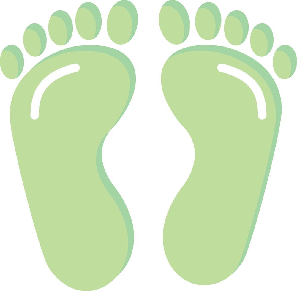 Footprint Flat Icon vector