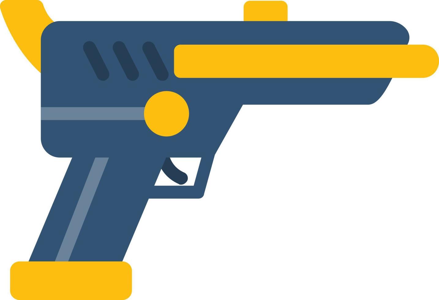 Revolver Flat Icon vector