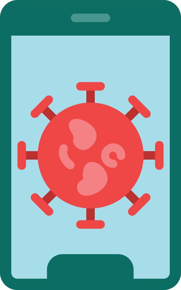 Virus Flat Icon vector
