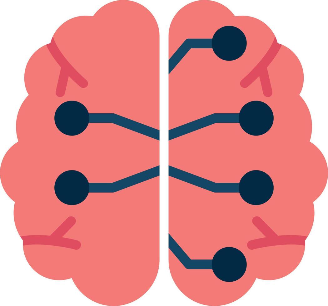 Brain Flat Icon vector