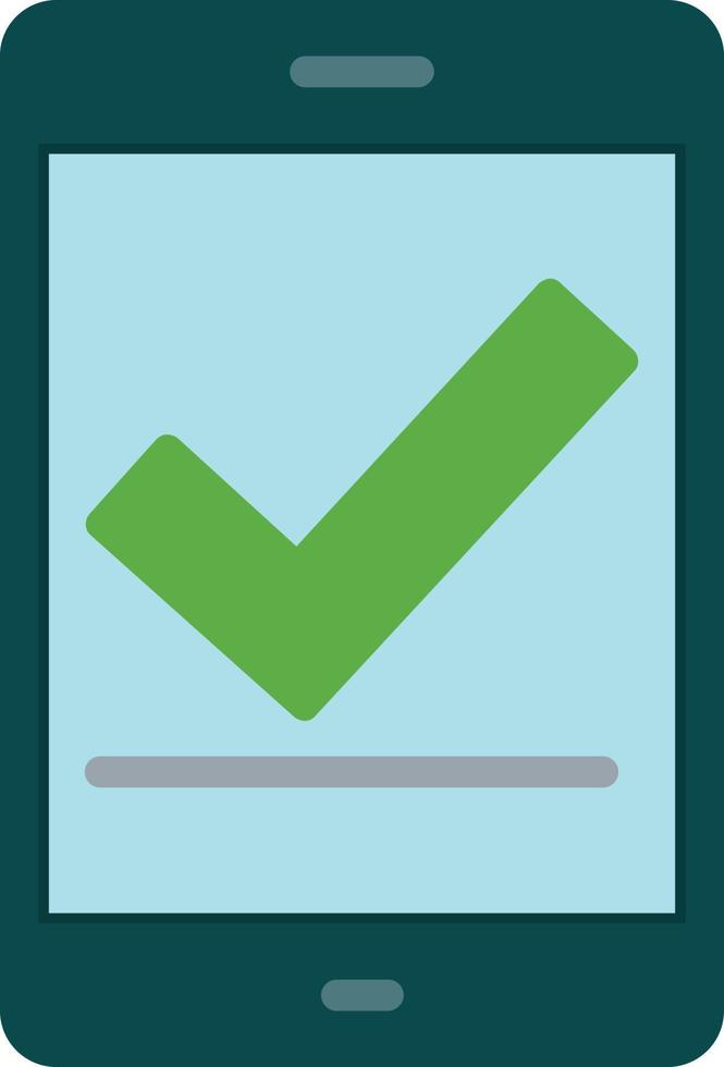 Checking Glyph Icon vector