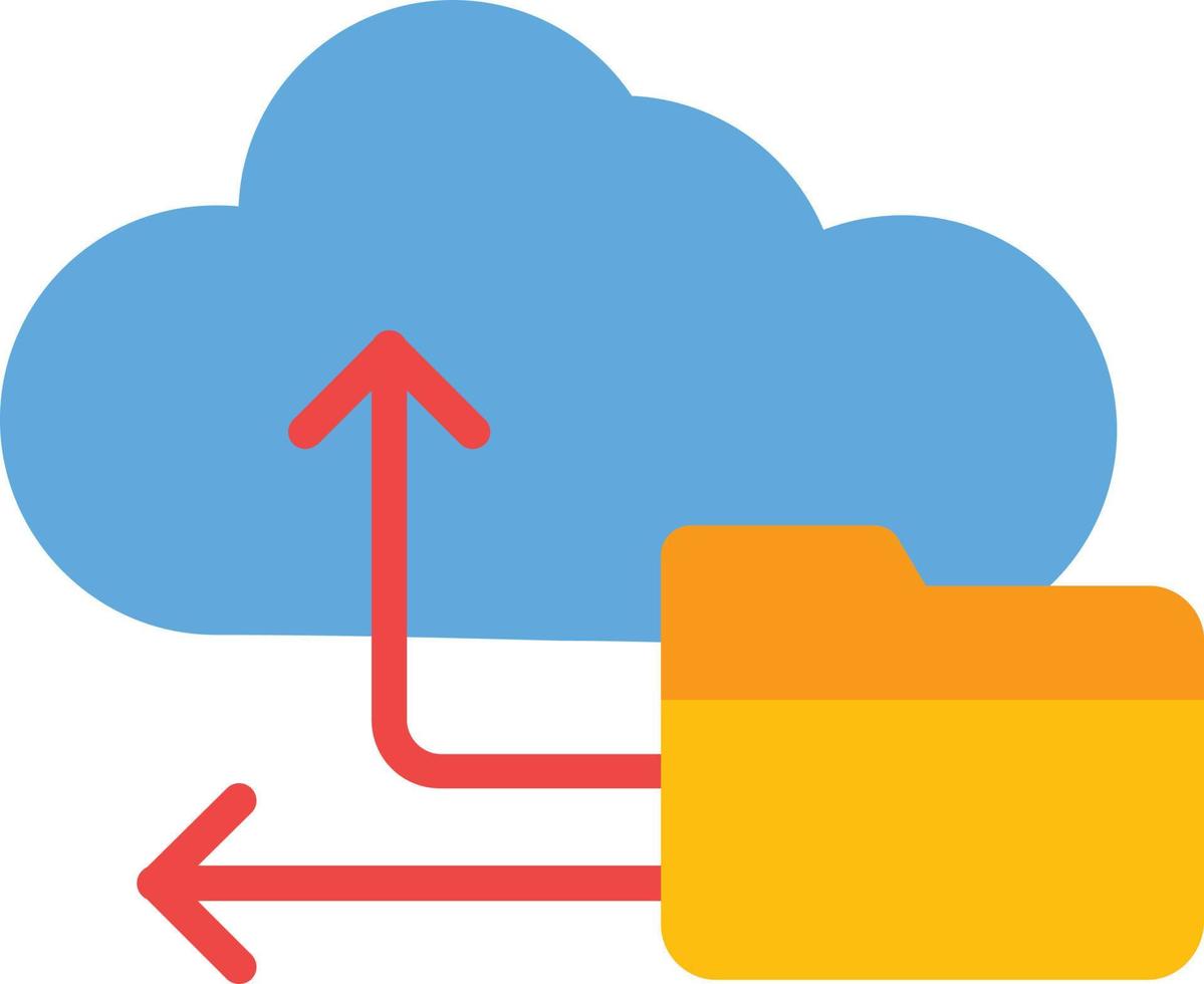 icono plano de copia de seguridad vector