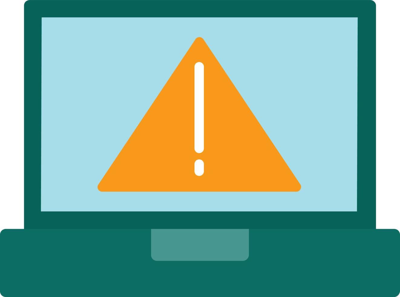 Warning Flat Icon vector