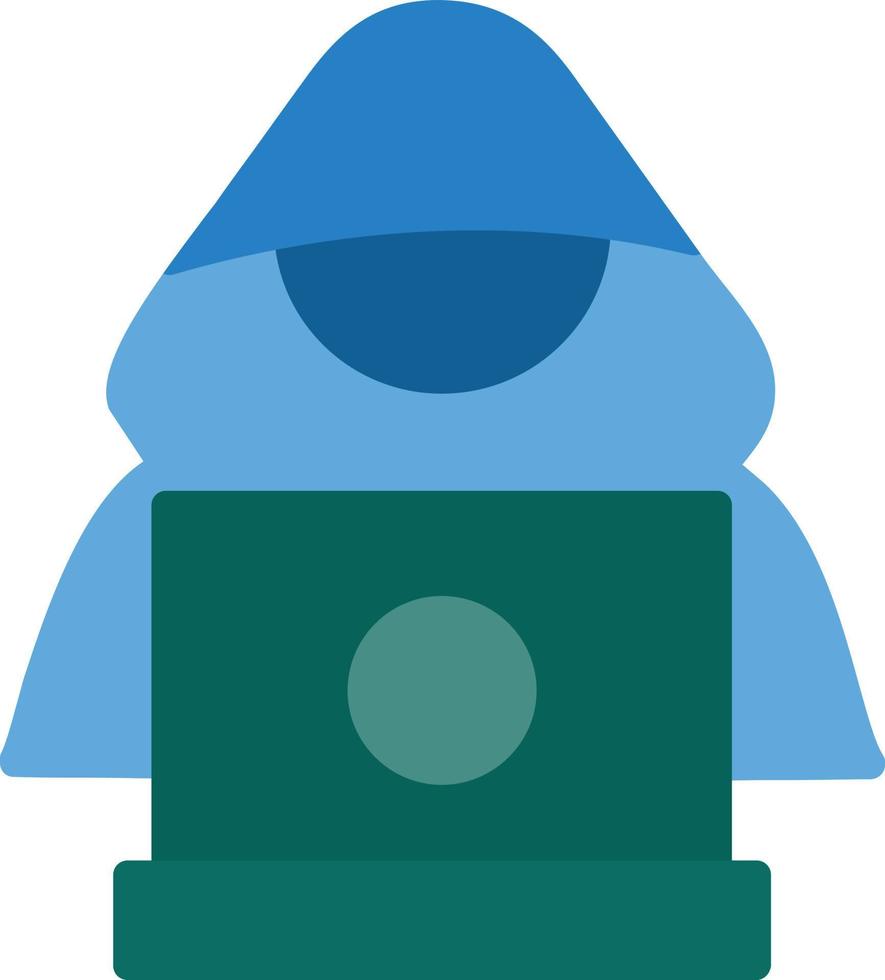 Hacker Flat Icon vector
