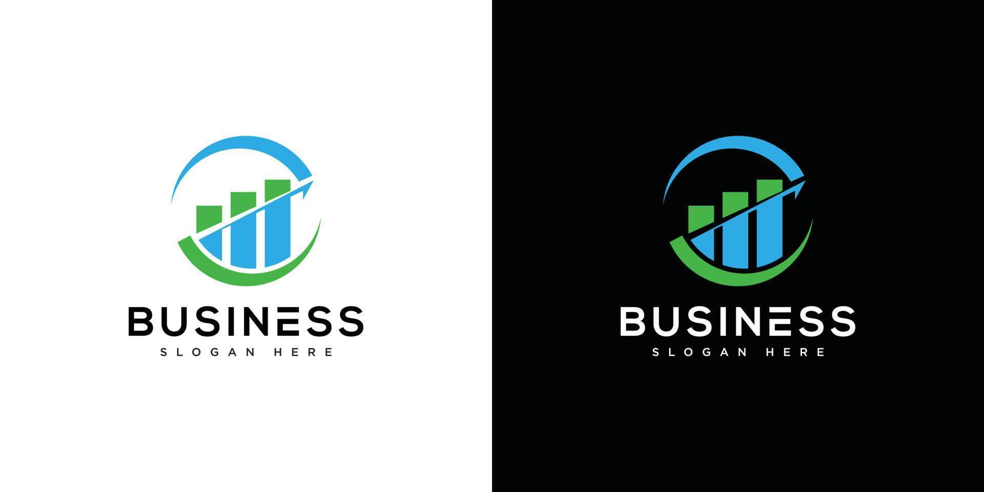 Diseño de icono de vector de plantilla de logotipo de finanzas empresariales
