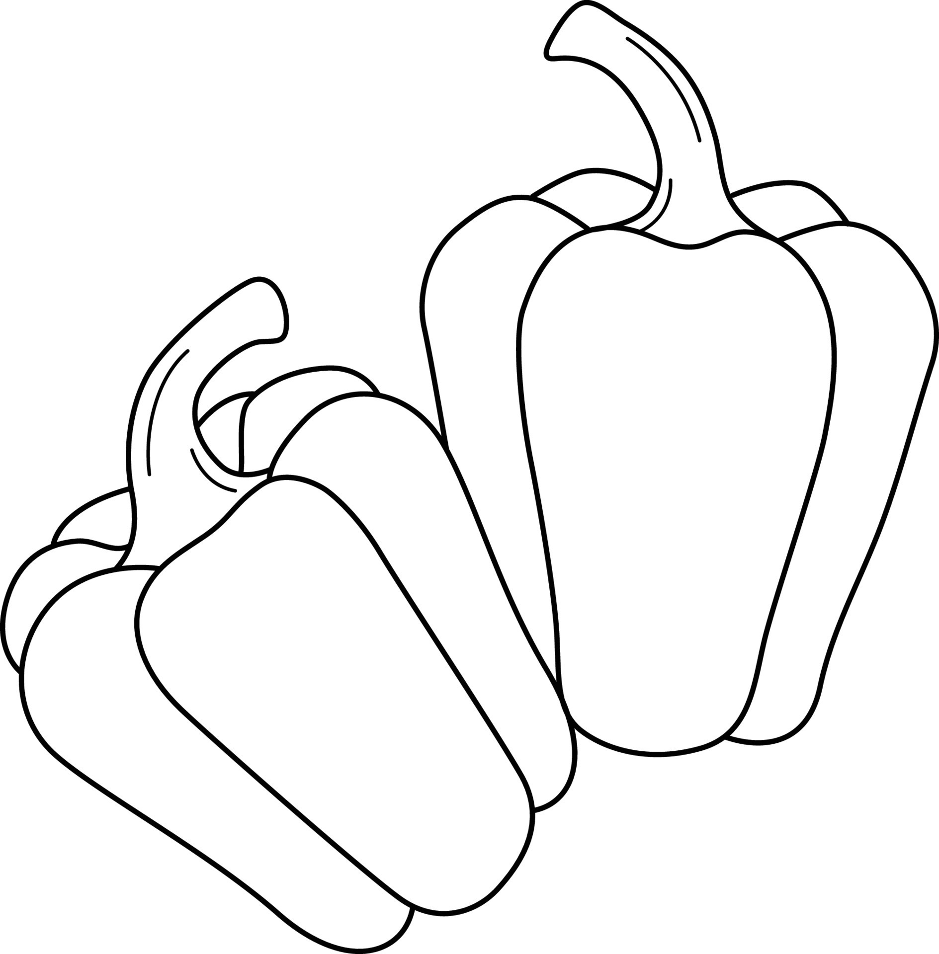 coloring pages pepper