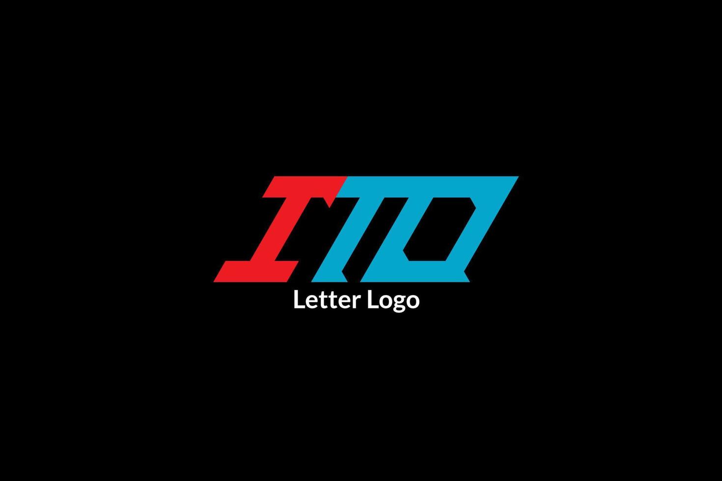 ito letter logo vector