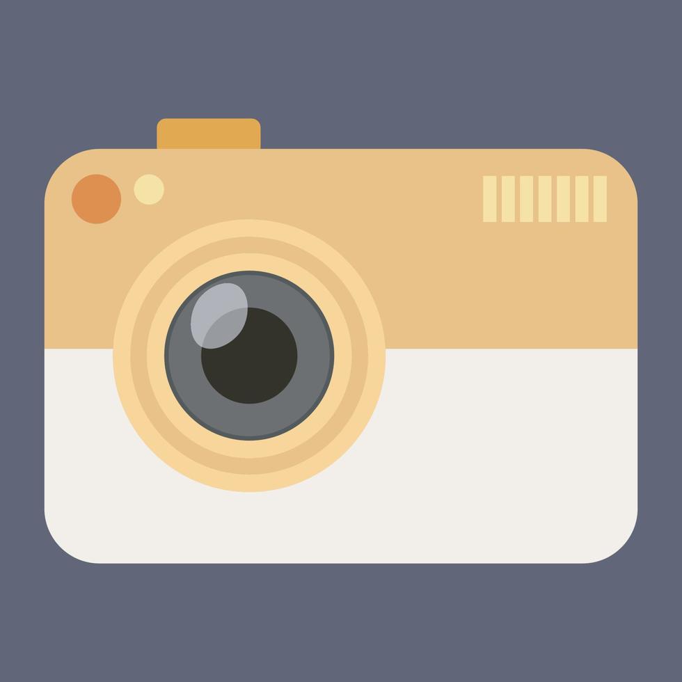 vintage camera clipart vector icon