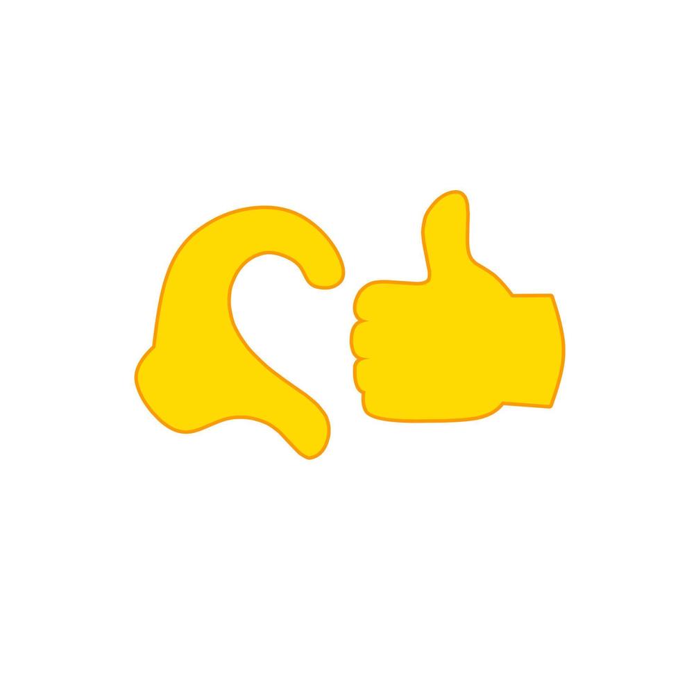 friend zone hand graphic vector illustration, white background