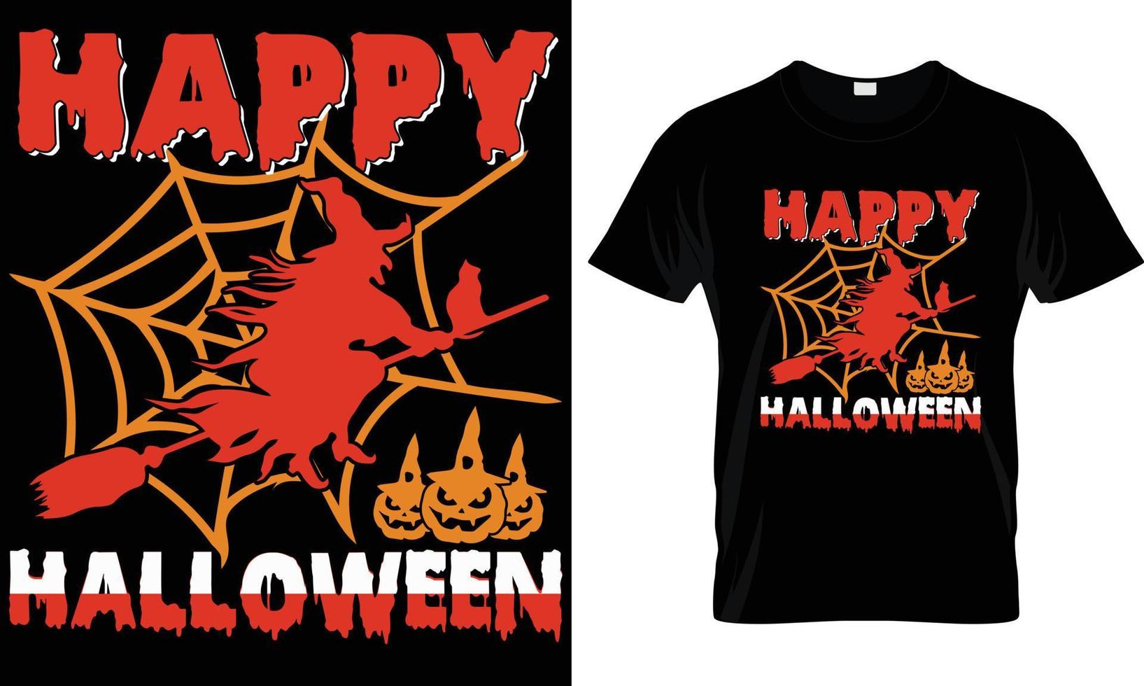 gráfico de diseño de camiseta de halloween-15.eps vector