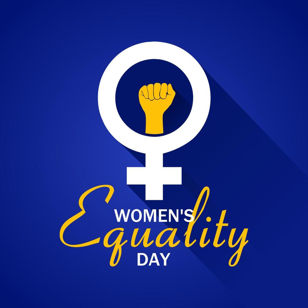 Women's equality day vector