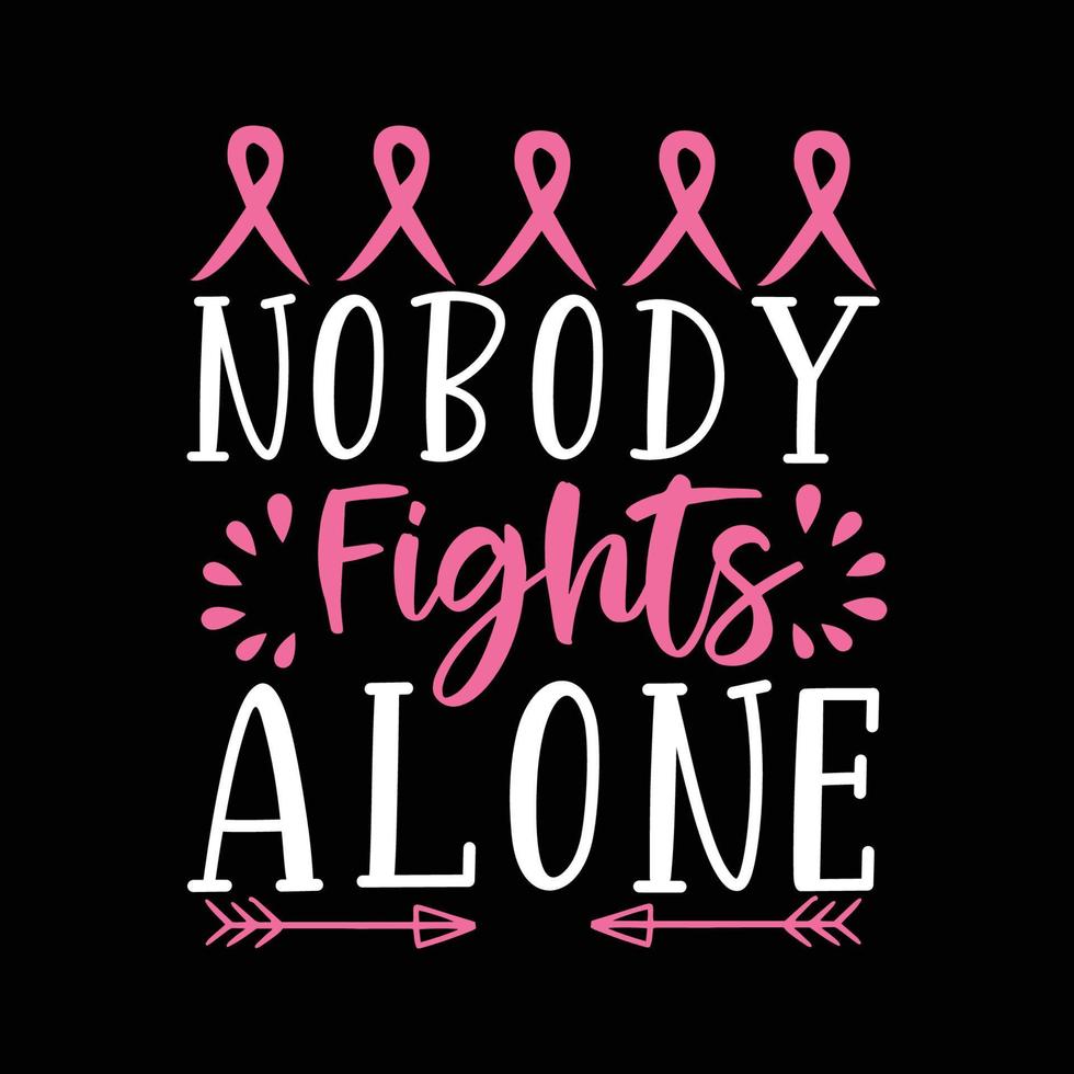 breast cancer t shirt design vactor vector