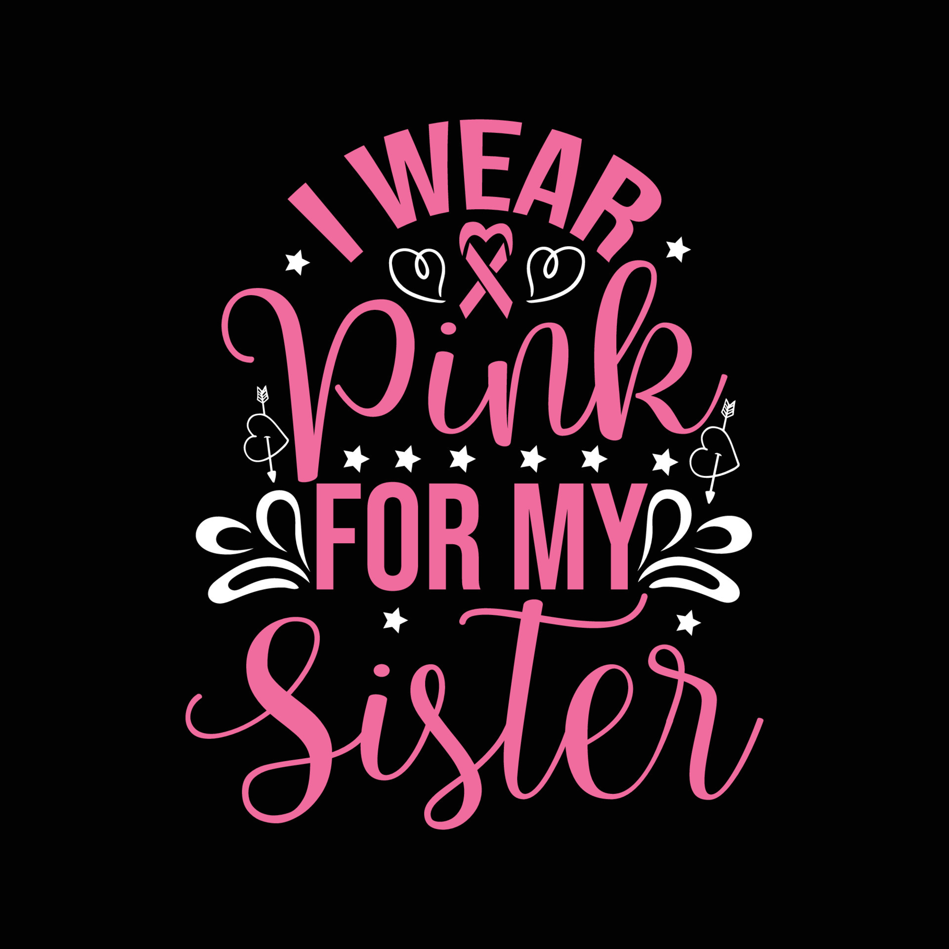 breast cancer t shirt design vactor 11490677 Vector Art at Vecteezy