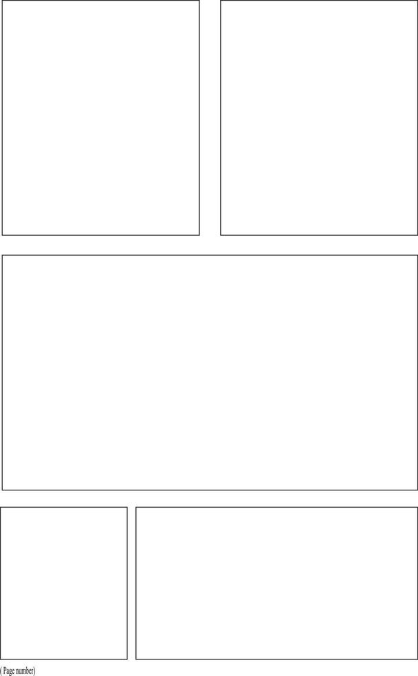 Comic backgrounds. Manga, pop art backdrops in frames 2 panel and 5 square  for helping mangaka drawing vector