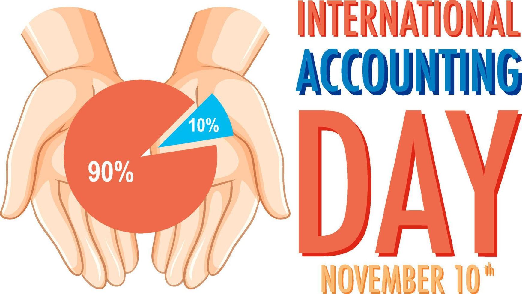 International Accounting Day Poster Design vector