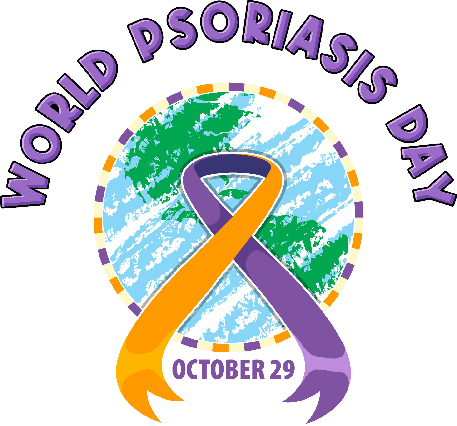 World Psoriasis Day Poster 11491003 Vector Art at Vecteezy