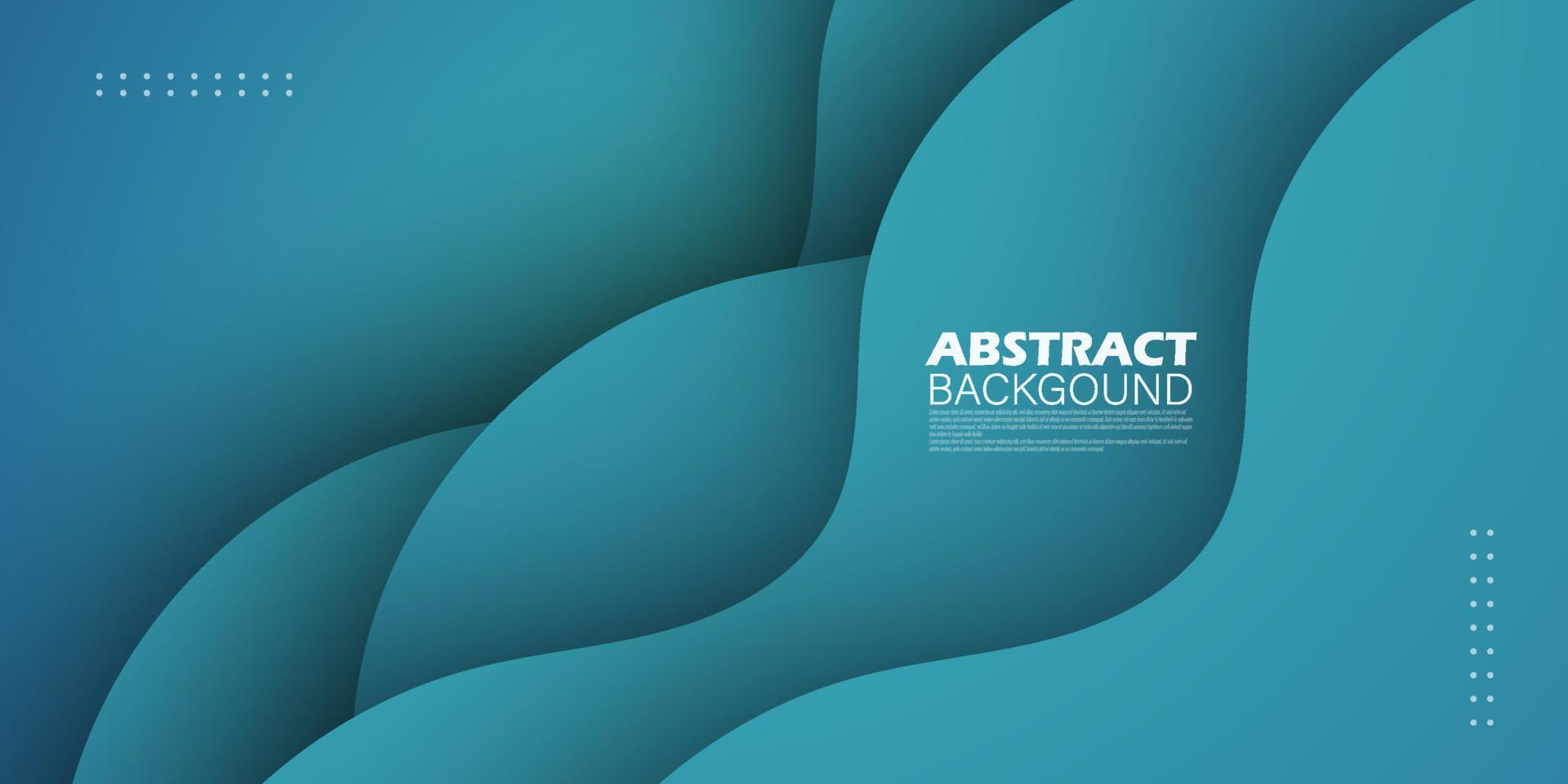 modern premium cold color wavy abstract background with gradient blue and tosca soft color on background. Eps10 vector