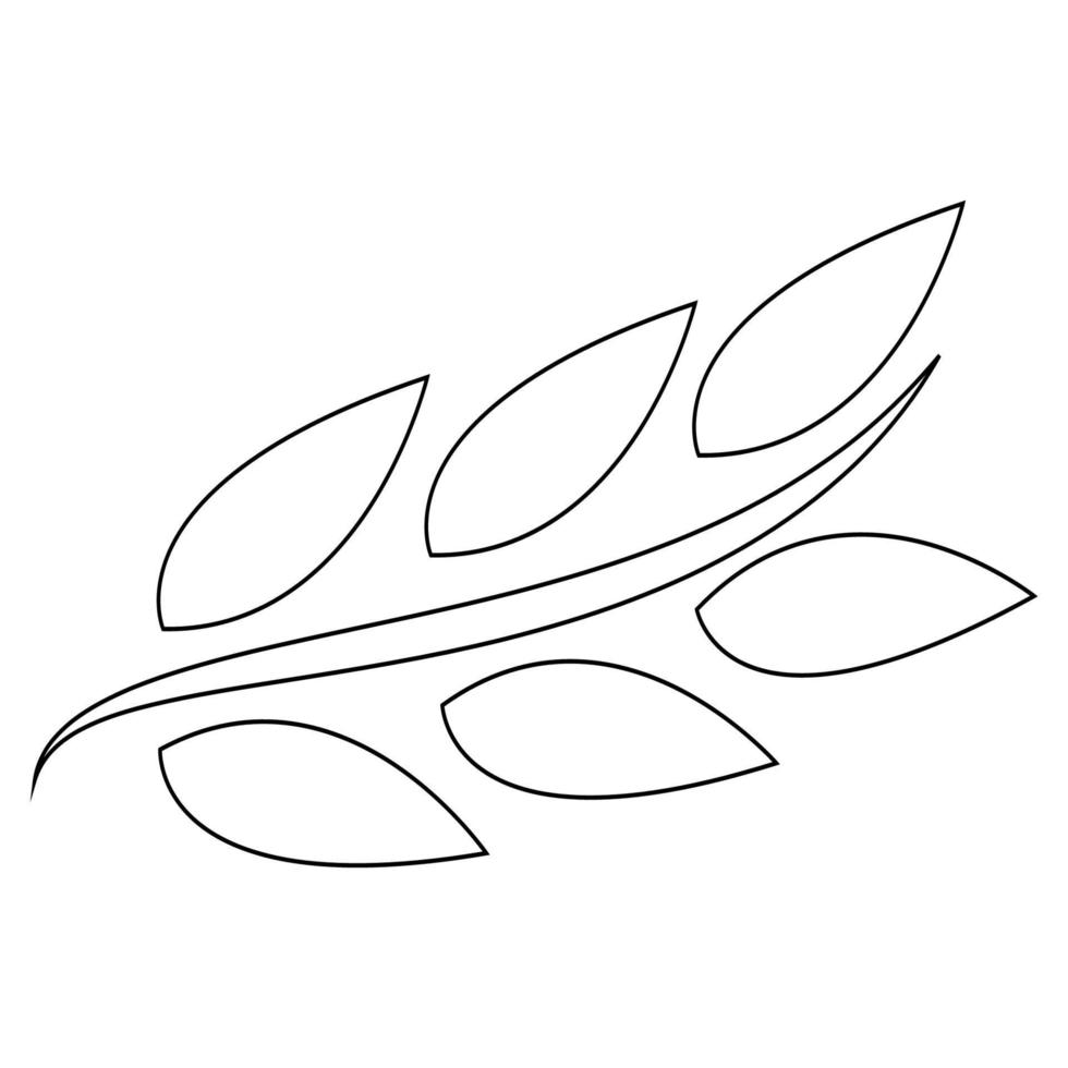 leaf icon ilustration vector
