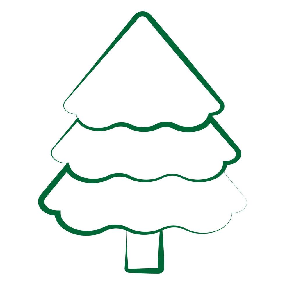 spruce icon ilustration vector