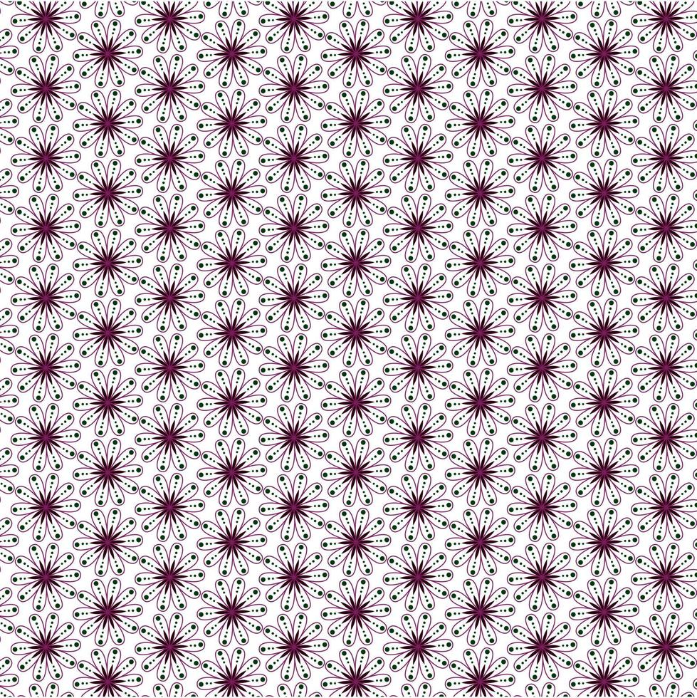 Seamless floral pattern design vector