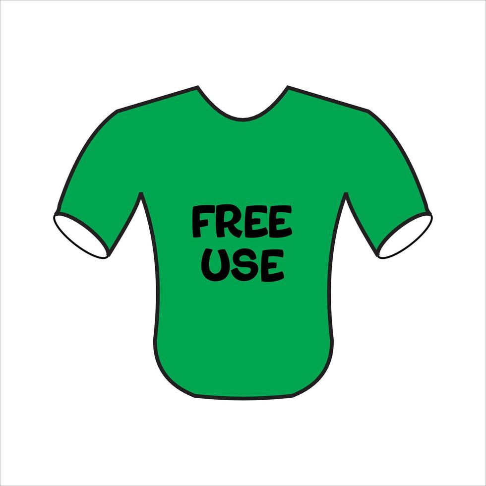 Free T-Shirt Simple Design vector