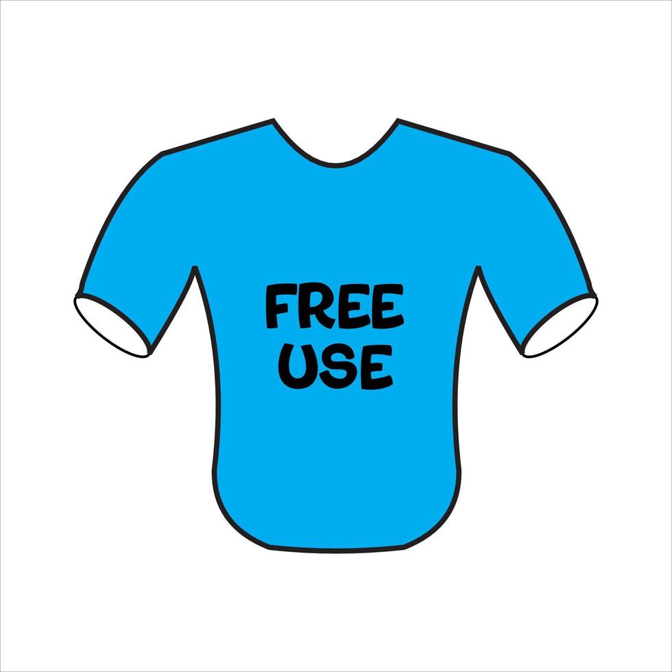 Free T-Shirt Simple Design vector