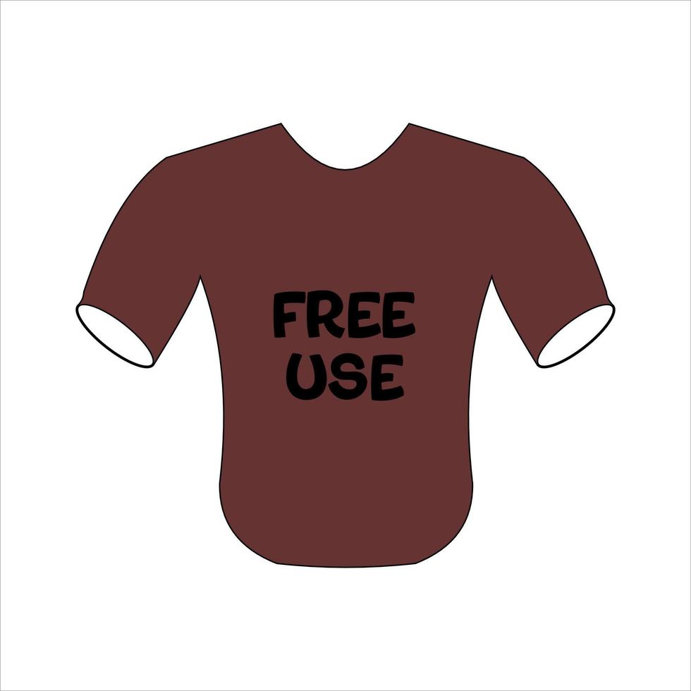 Free T-Shirt Simple Design vector