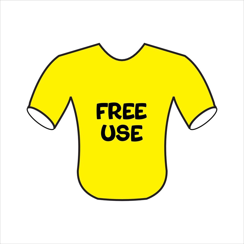 Free T-Shirt Simple Design vector