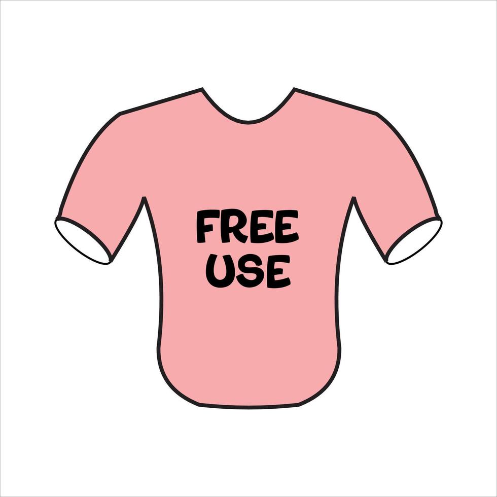 diseño simple de camiseta gratis vector
