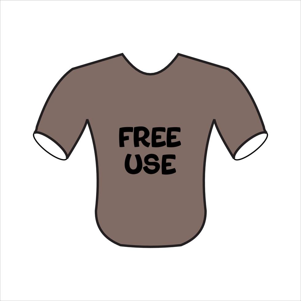 Free T-Shirt Simple Design vector