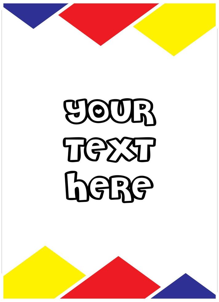 simple cover design for free vector