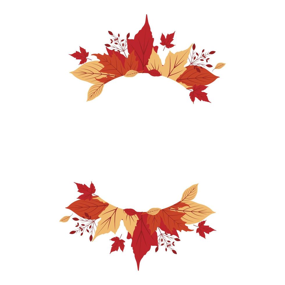 Autumn Pattern Template vector