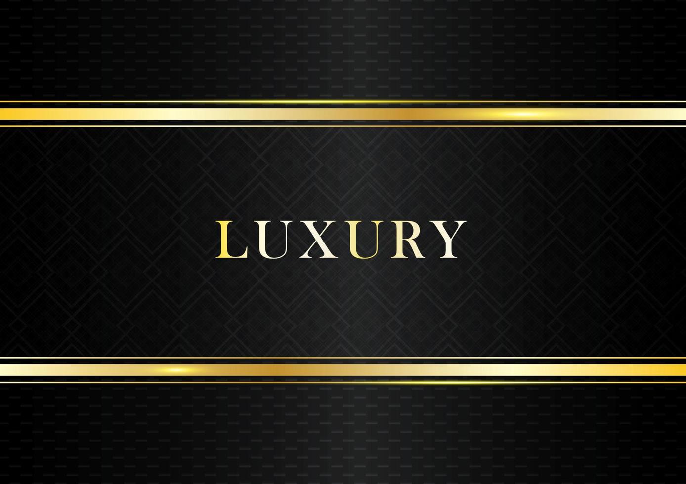 Black and gold abstract luxury background with light effected. Vector geometric graphic pattern with golden stripe lines frame for poster, flyer, brochure, banner, presentation, template, banner.