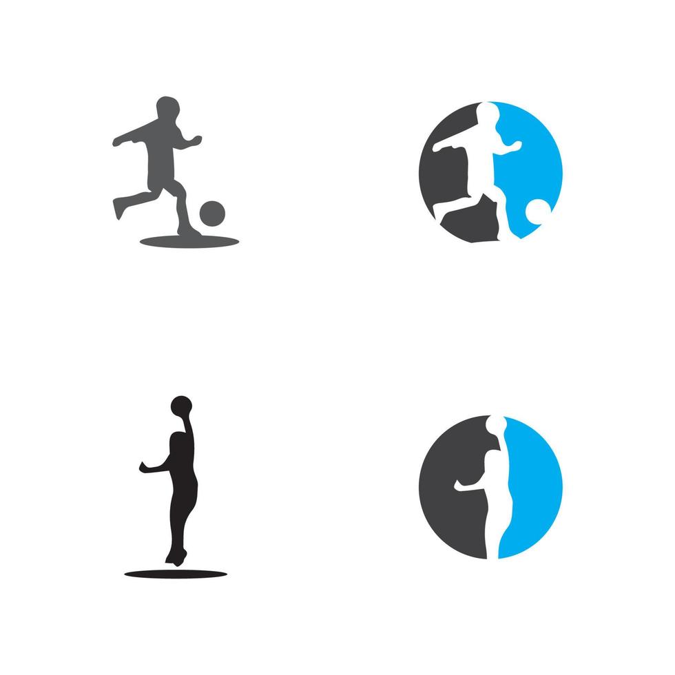 kids silhouettes concept playing with balls vector
