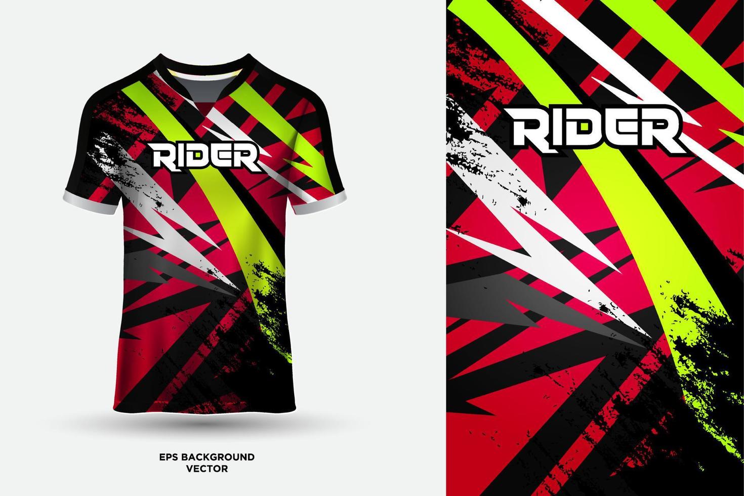 Amazing T shirt jersey design suitable for sports, racing, soccer, gaming and e sports vector