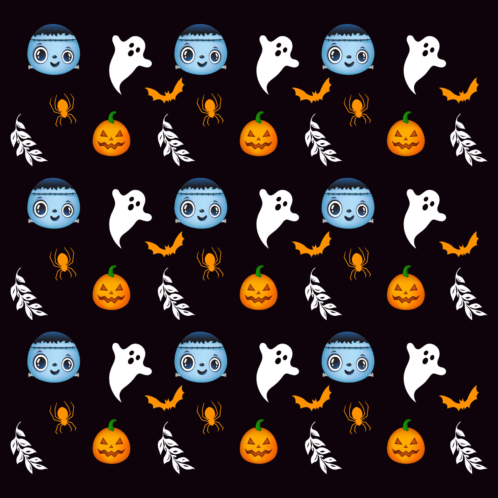 halloween-monster-costume-pattern-design-vector-scary-monster-costume
