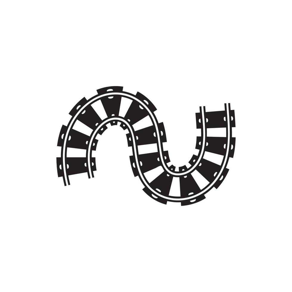 railway vector icon design template illustration