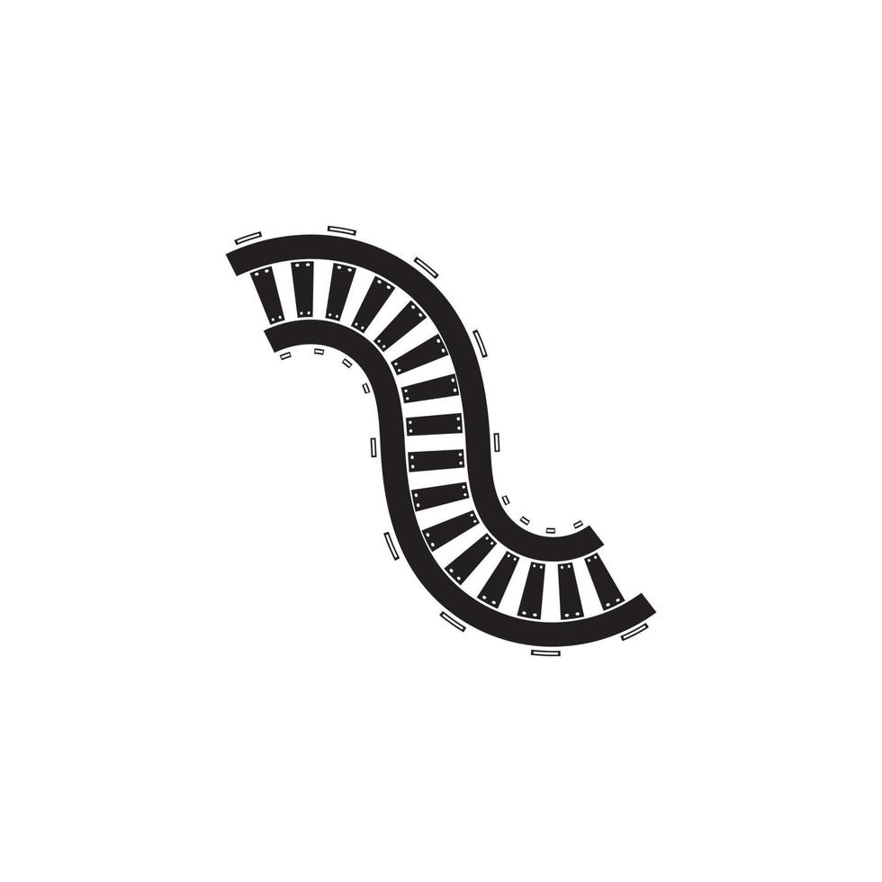 railway vector icon design template illustration