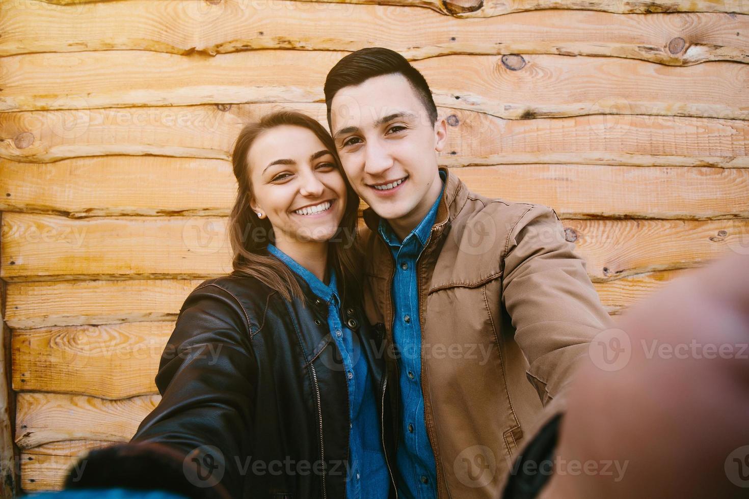 beautiful young couple photo