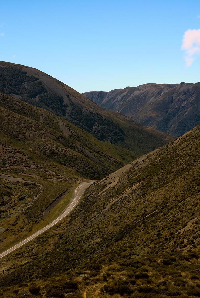 camino en las montañas foto