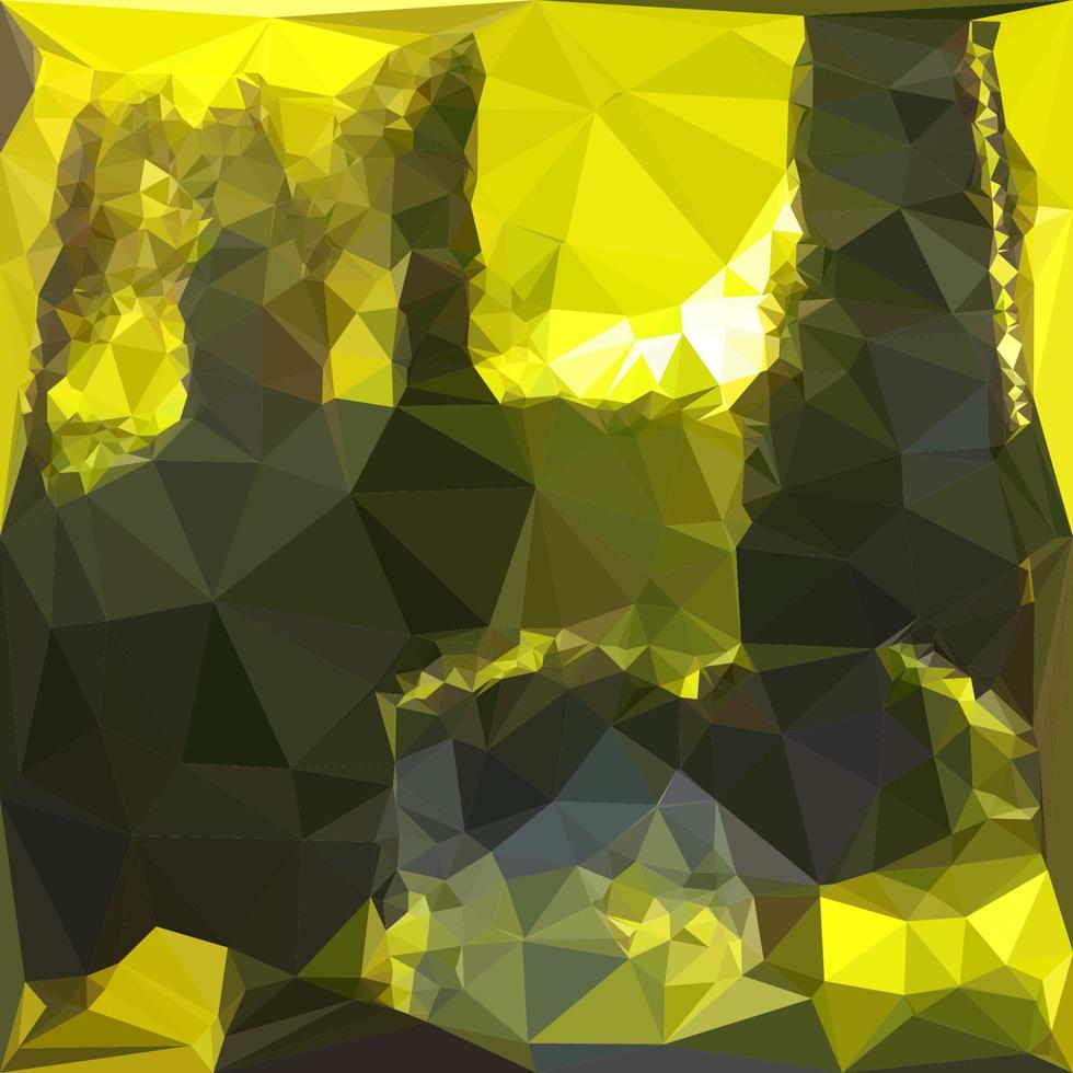 fondo de polígono bajo abstracto amarillo lima eléctrico vector