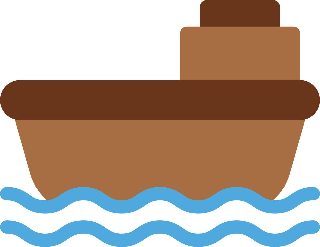 ilustración de vector de barco en un fondo. símbolos de calidad premium. iconos vectoriales para concepto y diseño gráfico.