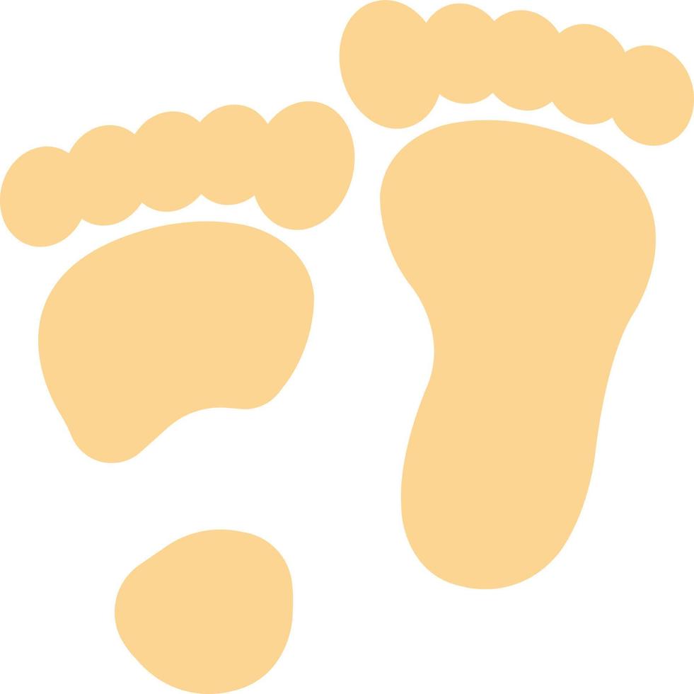 Foot vector illustration on a background.Premium quality symbols.vector icons for concept and graphic design.